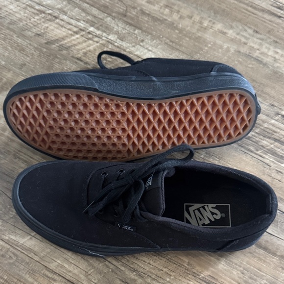 Vans Women’s Classic Black Sneakers - Picture 2 of 4